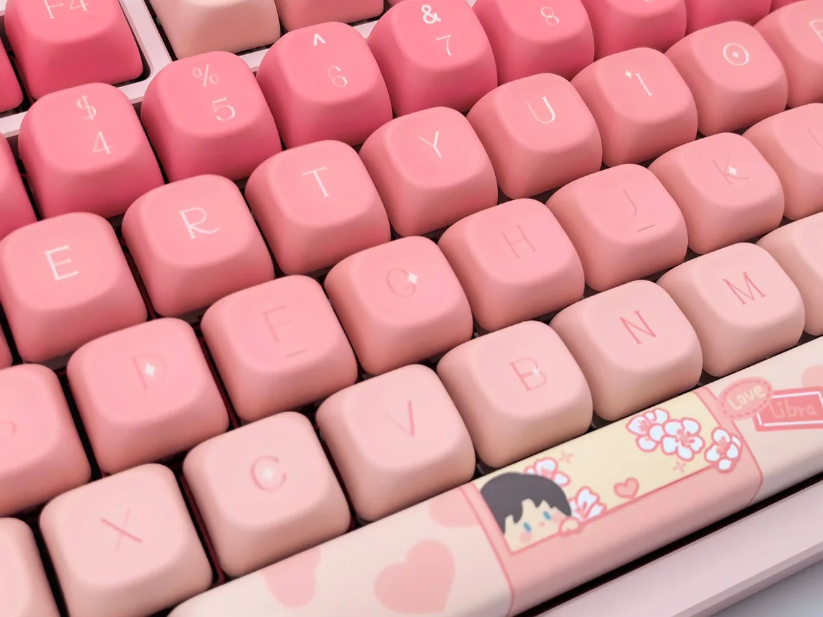 Artem Wing Character FOA Keycap Set Collector's Edition, viewed from multiple angles, highlighting its exclusive artistic design, intricate details.