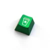 Premium aluminum artisan keycaps featuring vibrant pop culture food icons, handcrafted and displayed from diverse angles.