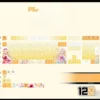 Official BanG Dream Tsurumaki Kokoro PBT keycaps set gallery, showcasing vibrant anime art, cheerful colors, and high-contrast legends from multiple angles.