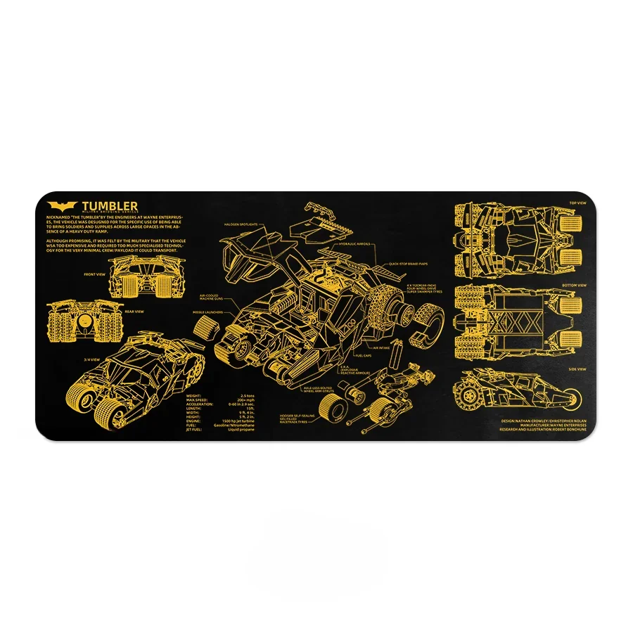 Classic Batman Batmobile Tumbler collectible in a dark, dynamic style. This premium variant brings iconic Gotham heroism to your desk setup.