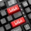 Vibrant BiliBili RGB accent keycap gallery showcasing its iconic branding, vivid colors, and dynamic RGB lighting from multiple angles.