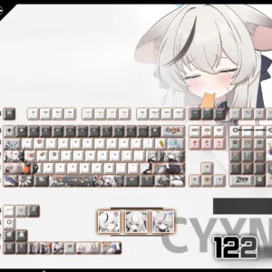 bluearchive-sunoharakokona-cherry-keycapset-mechanical-keyboard-cover