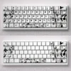 Jinhsi Keycap Set showcasing premium Cherry profile, timeless aesthetics, and sophisticated colors inspired by tranquil skies.