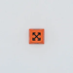 Off-White Streetwear Series Keycaps product gallery. Detailed views highlight its industrial streetwear aesthetic, custom design, and sleek metallic finish.