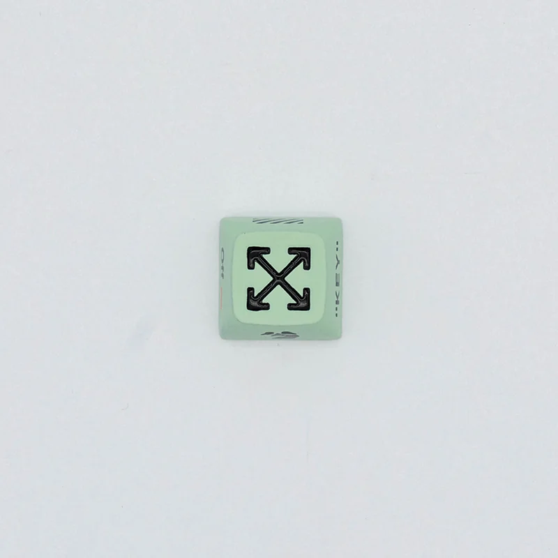 Off-White Streetwear Series Keycaps with an XDA profile, showcasing a bold industrial streetwear aesthetic for custom mechanical keyboards.