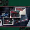 F1 Keycaps Alfa Romeo C43 Racing Championship Theme set in dynamic full view, highlighting authentic C43 colors and track-inspired racing aesthetics.