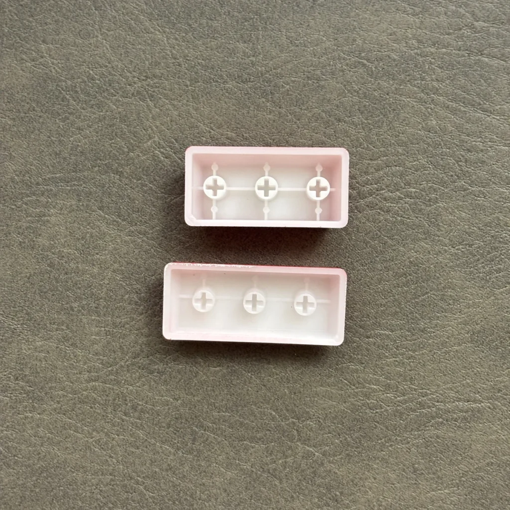 Sleek black Double-Shot ABS Backlit Heart Keycap with a vibrant, translucent red heart icon. This premium profile keycap showcases its stunning design.