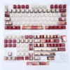 Exclusive Honkai Star Rail Mydei Cherry keycaps set, detailed from multiple angles, featuring futuristic anime combat designs for collectors.