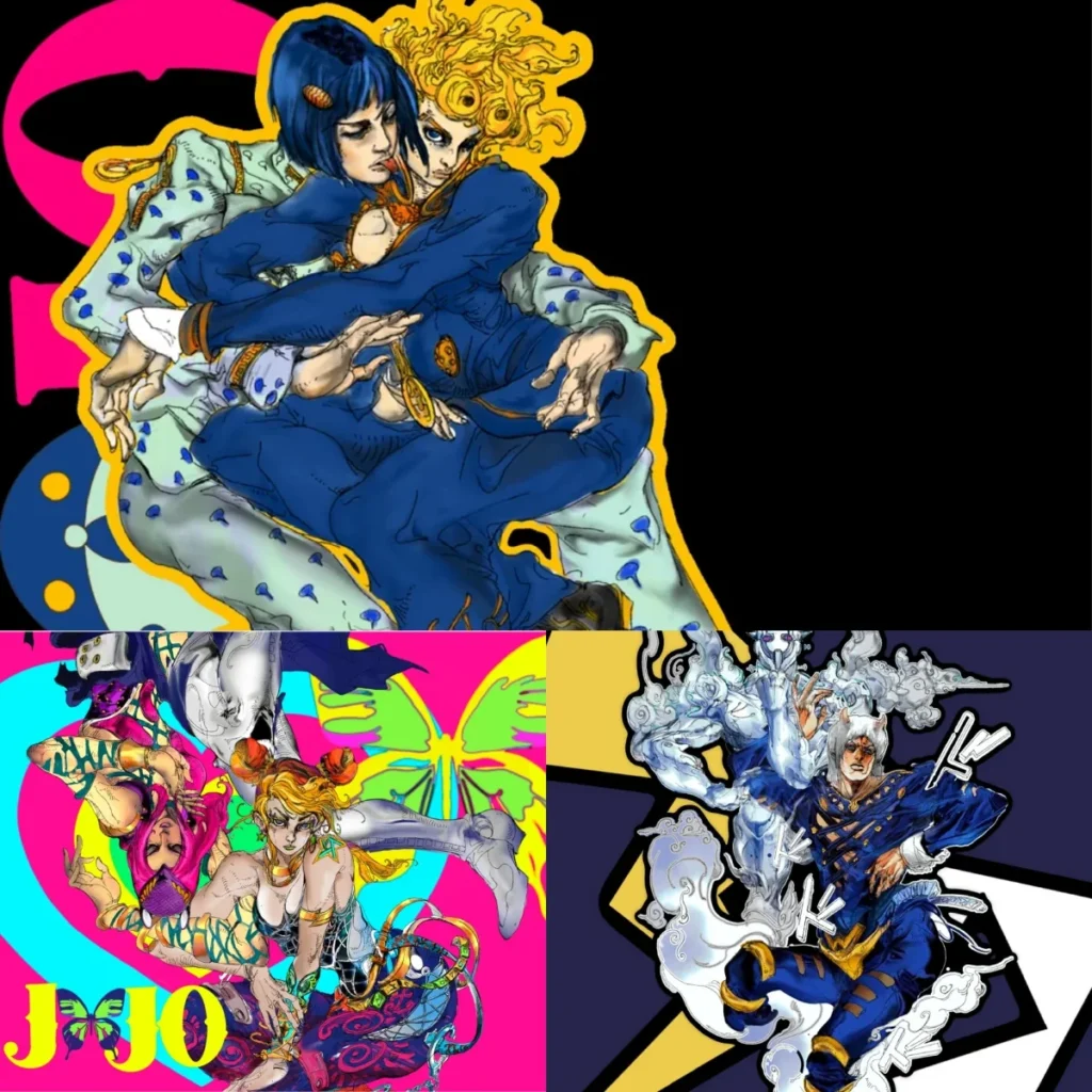 Showcasing the exclusive Jojo Mouse Pad, this vibrant image features Jojo's Bizarre Adventure original art with dynamic anime characters and an artistic touch.