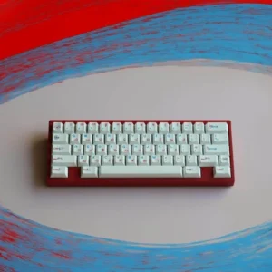 A full set of vibrant Joyride PBT keycaps set, highlighting their durable material and playful, retro-inspired journey legends.