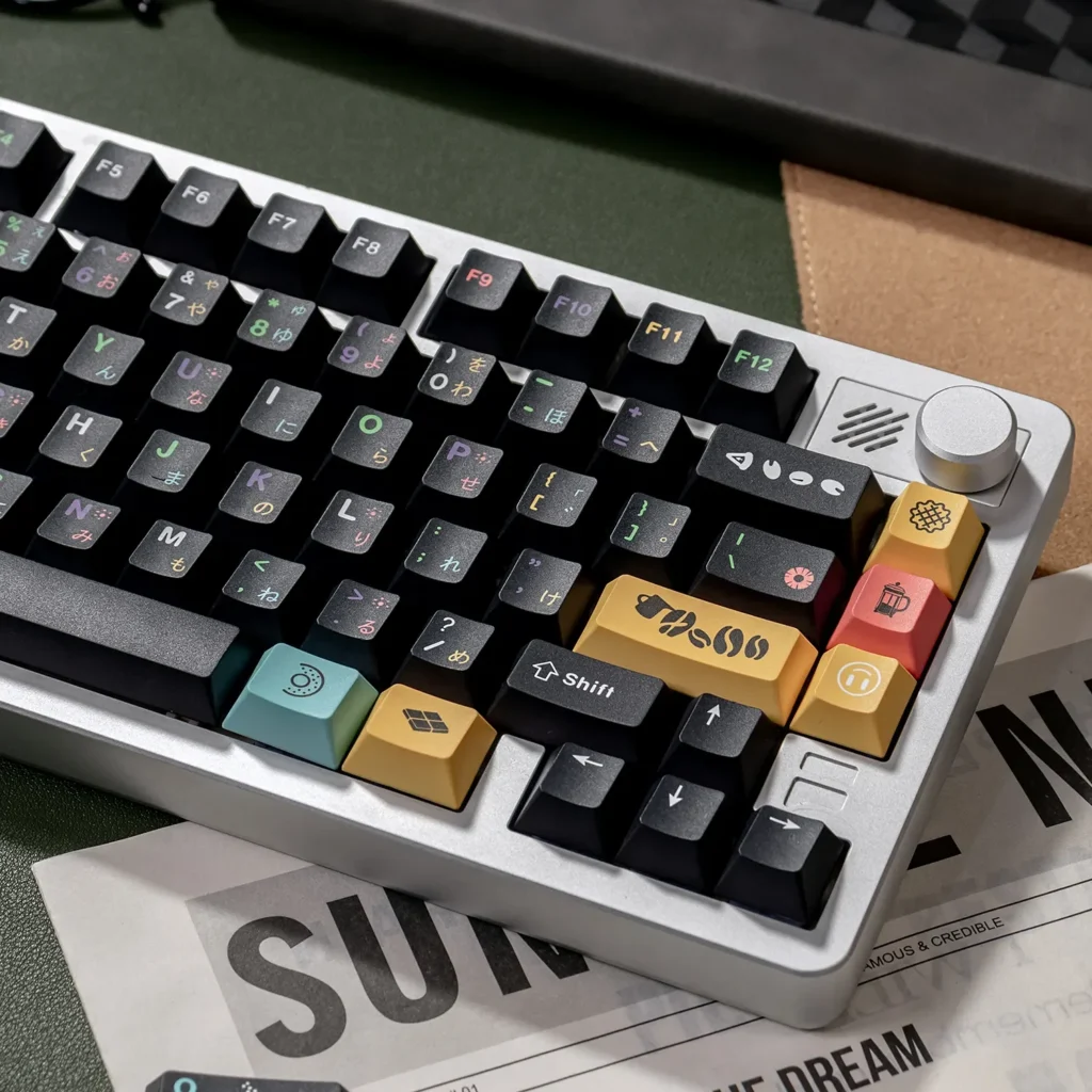 Black Afternoon Tea Cherry Keycap Set - Image 5