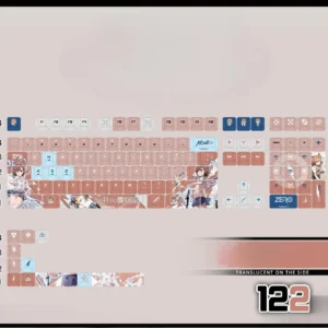 mikoto-misaka-cherry-keycapset-mechanical-keyboard-side