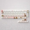 Monogatari Keycaps Set: Nadeko Sengoku PBT dye-sub custom keycap set, highlighting elegant anime art and premium durability.