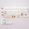 Monogatari Keycaps Set: Nadeko Sengoku PBT dye-sub custom keycap set, featuring elegant anime art and durable PBT texture.