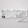 Artistic Nishimiya Shoko keycaps set featuring durable PBT dye-sublimation with iconic A Silent Voice anime scenes, an exclusive Cherry profile set.