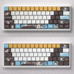 Exclusive Onodera Kosaki Anime PBT Dye-Sub Keycap Set displaying vibrant character art, bringing adorable charm to your premium keyboard.