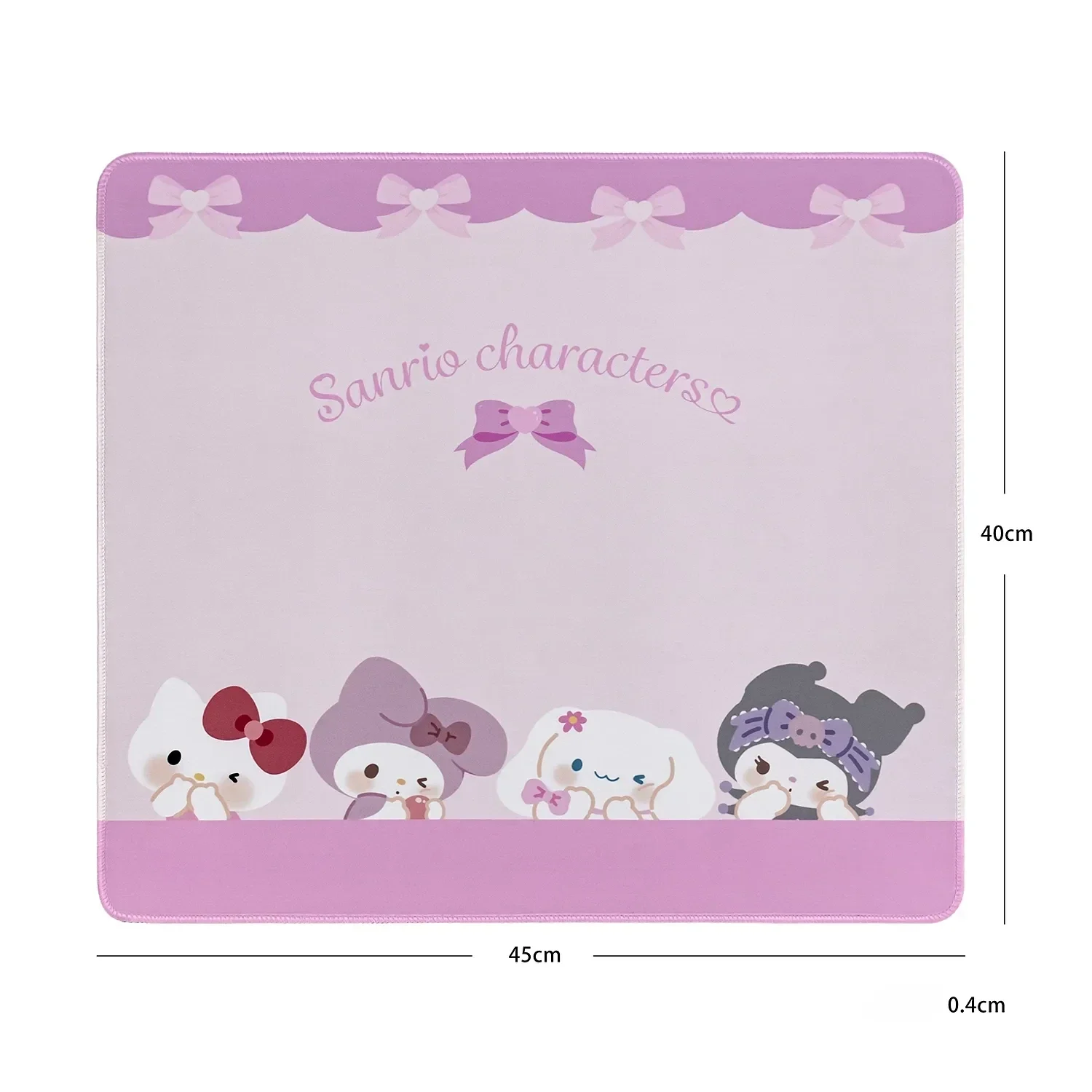 Sanrio mouse pad featuring vibrant, adorable characters, designed for joyful gaming and bringing playful cuteness to any desktop.