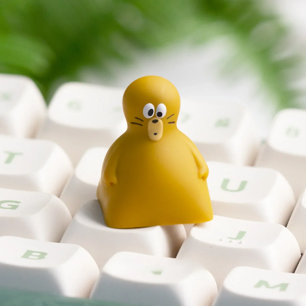 Whimsical handcrafted Tom Jerry resin artisan keycap, showcasing intricate 3D details from various angles for a nostalgic keyboard accent.