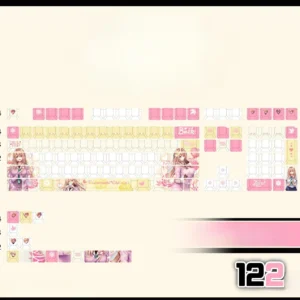 tsutamachi-chitose-cherry-keycapset-mechanical-keyboard-front