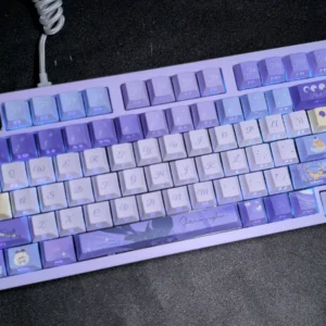 Exclusive Xavier Keycap Set. Character-inspired minimalist design, crisp legends, and vibrant accents.