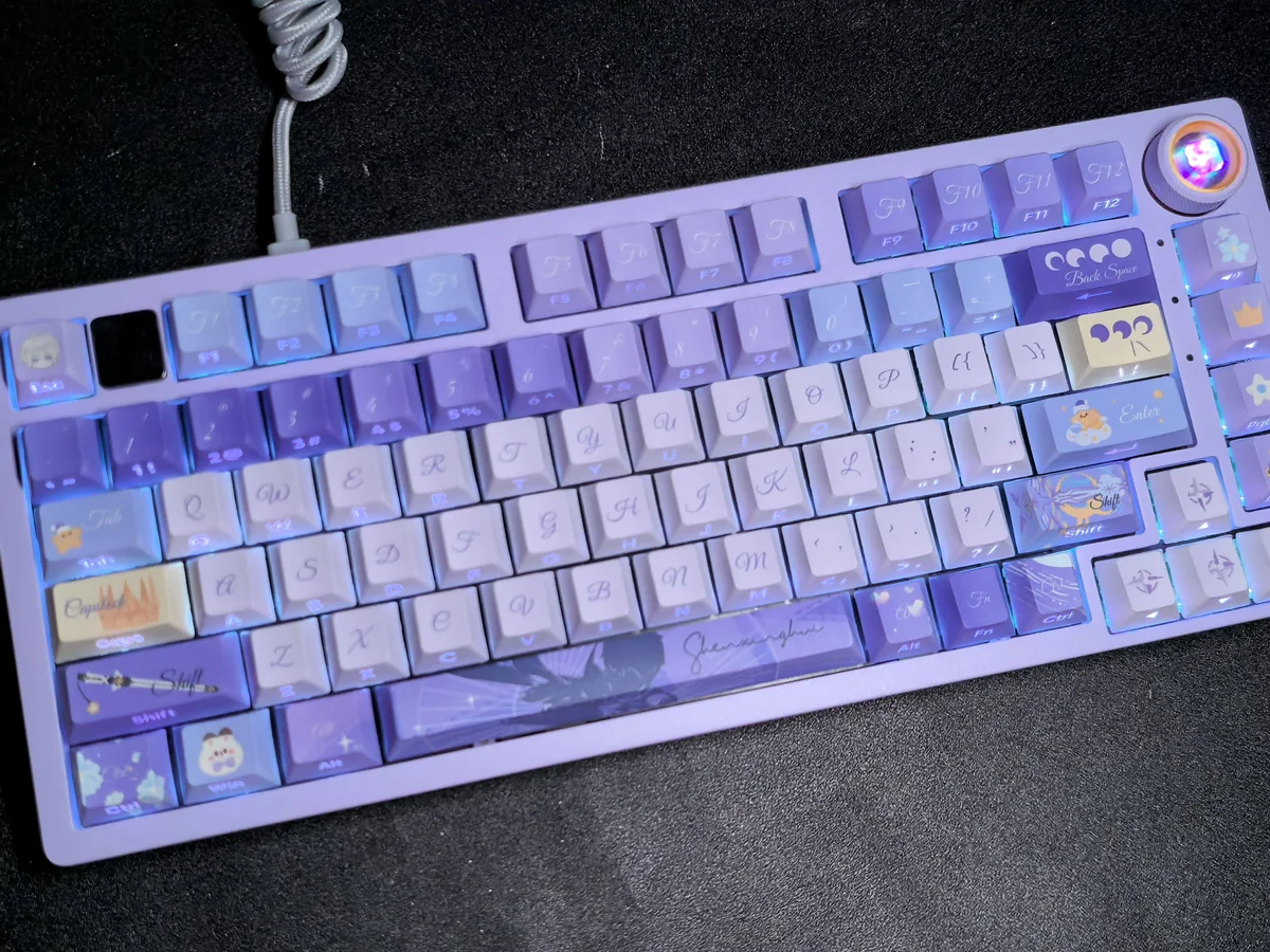 Exclusive Xavier Keycap Set. Character-inspired minimalist design, crisp legends, and vibrant accents.