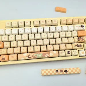 Exclusive Xia Yan PBT Keycaps Set featuring sophisticated Tears of Themis character art in a cool-toned, elegant design.