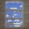 Zed Keycap Sett featuring intricate five-sided dye-sublimated designs depicting dramatic Gaming characters art, showcasing the vibrant angles.
