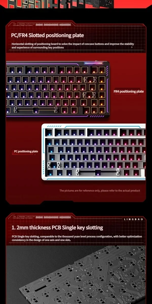 Vibrant K75 Tri-Mode Mechanical Gaming Keyboard showcasing Wei Er Suo Fei custom art, featuring Blue Feather Kailh switches, 10000mAh battery.