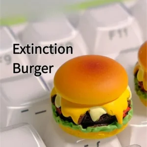 Whimsical Cheese Burger Keycap is more than just an accessory, which showcasing fast food lover for the multiple angles of the burger angles.