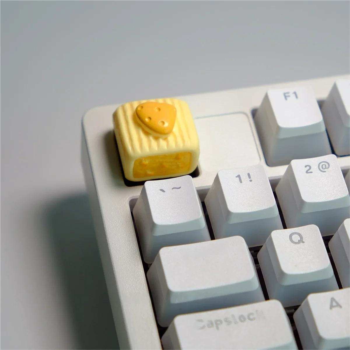 Multiple angles of a Ice Cream Cake Keycaps for MX keyboards, showcasing its vibrant miniature details and edible aesthetics.