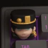 Iconic Jotaro Kujo Jojo Keycap in vibrant 3D detail, capturing the essence of the anime legend. Elevate your keyboard with this unique piece.