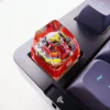 Artisan League of Legends keycap, handcrafted and translucent, featuring an iconic champion in luminous SA resin.