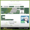 MYGO Rana Kaname Luminous PBT keycaps set showcase vibrant anime-inspired character art with stunning all-side RGB light-through illumination.