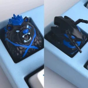 Exclusive Solo Leveling: Tank & Beru Keycaps, masterfully sculpted from resin. This premium collectible showcases the intricate power of the Shadow army.