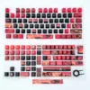 Close-up of the exquisite handcrafted Fiery Surtr artisan keycap set, showcasing its molten lava textures and powerful demonic aesthetic from a dynamic angles.