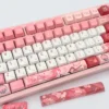 Exclusive Yae Miko Genshin Impact MDA keycaps set, elegantly designed with mystical fox motifs and artistic character colors.