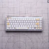 Stunning Baroque Crystal Jelly Keycaps Set showcasing ornate, translucent designs for magnetic switch keyboards.