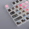 Coral Love Crystal Keycaps Set MDA Profile, viewed from multiple angles. Stunning, translucent keycaps with an enchanting, shimmering coral reef design.