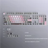 Stunning Coral Love keycaps set featuring an artistic, translucent coral reef design, shimmering with underwater beauty.
