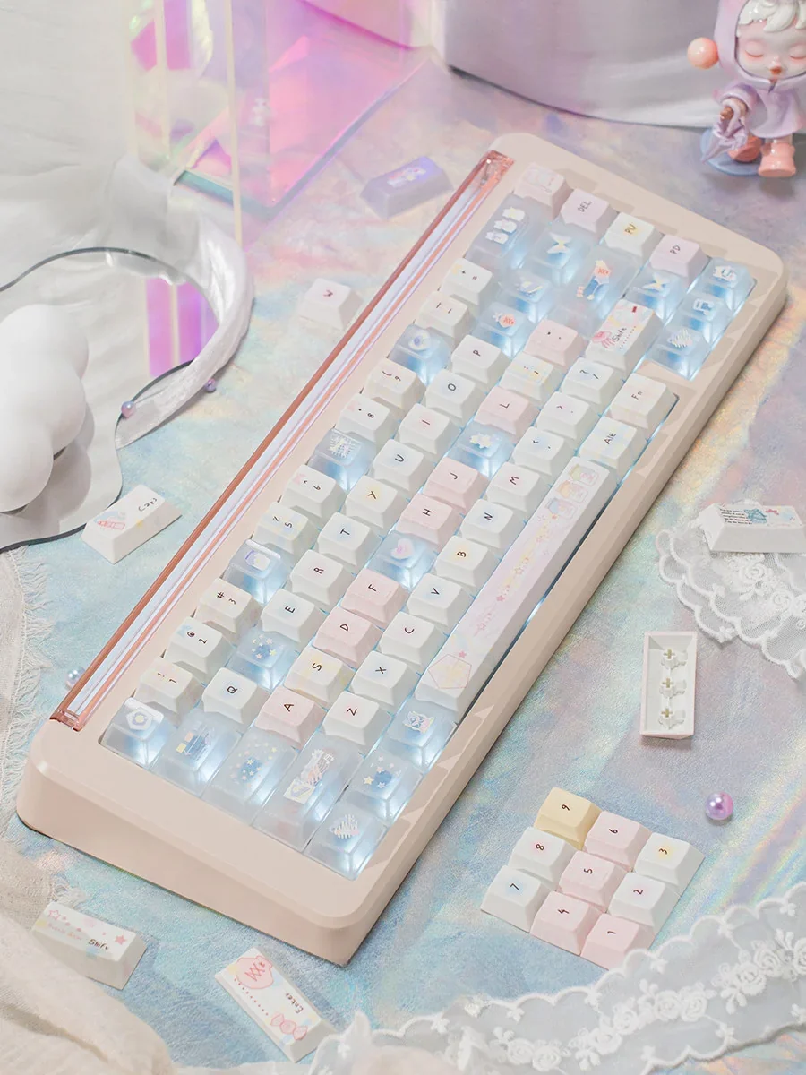 Dreamy Summer Haze Cherry Keycap Set product image