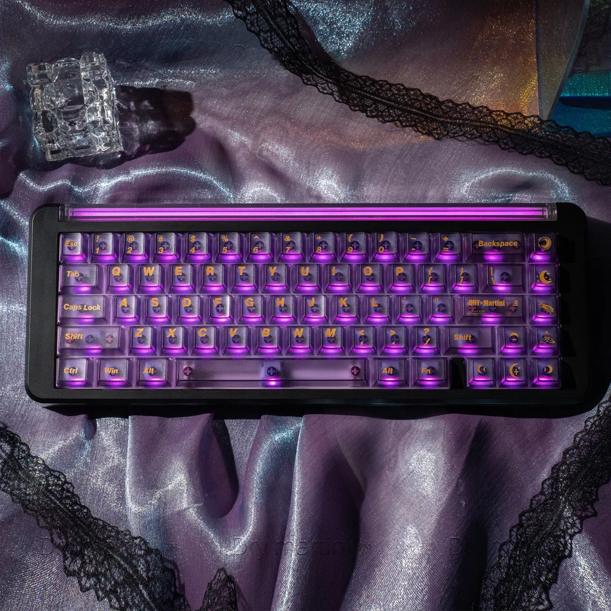 Frosted Twilight Purple Pc Keycaps product image