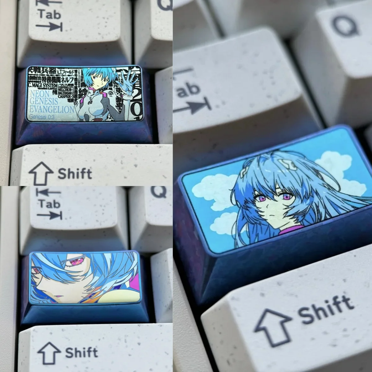 Rei Ayanami Titanium Caps Keycap product image