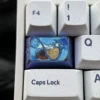 Custom Roxy Migurdia anime keyboard cap, a detailed Mushoku Tensei metal collectible.