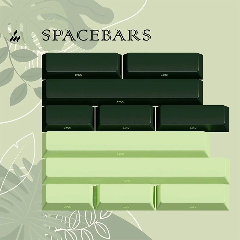Untamed ABS spacebar keycap from PBT fans, a premium component with a wild, earthy design for custom keyboards.
