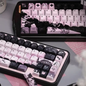 Elegant The Lost Tomb: Xie Yuchen & Hei Yanjing Series Keycap Set. An exclusive tribute with a mysterious dark aesthetic and subtle character motifs.