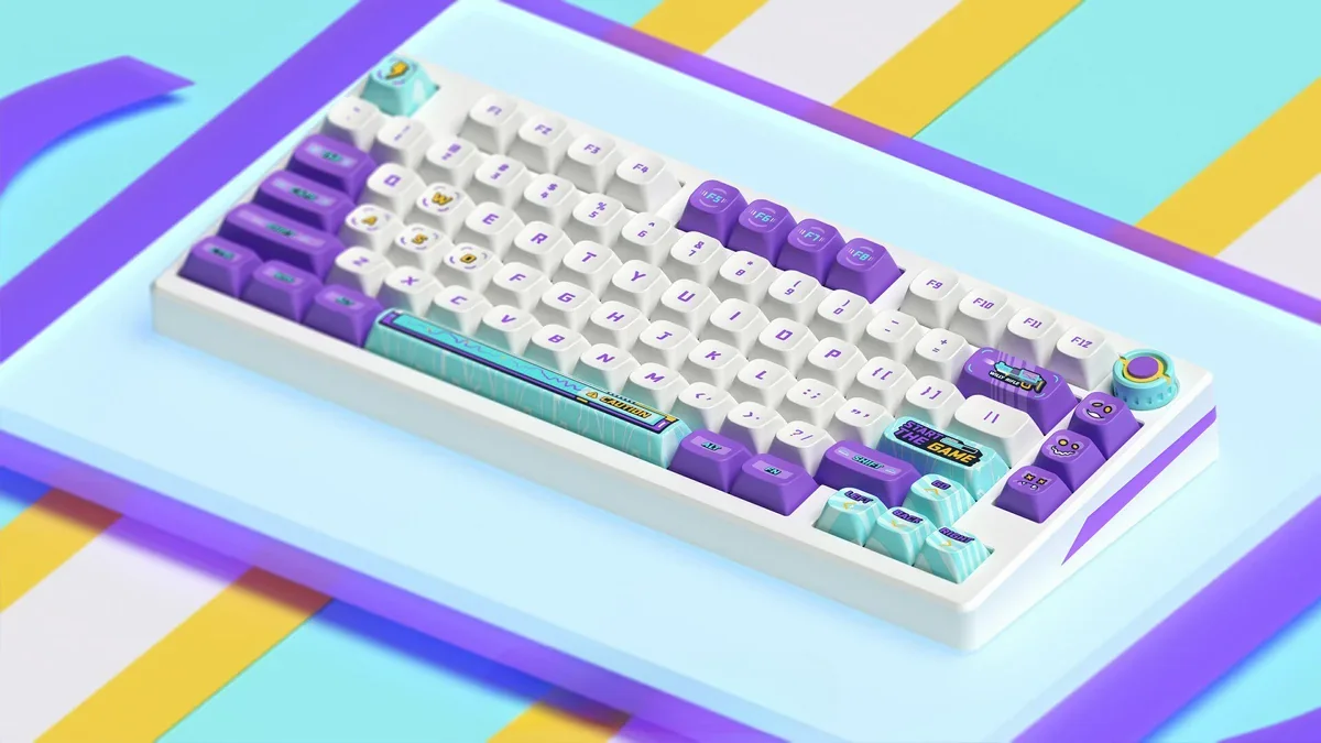 Arcade Ia Pbt Keycap Set Retro Gaming Keyboard product image