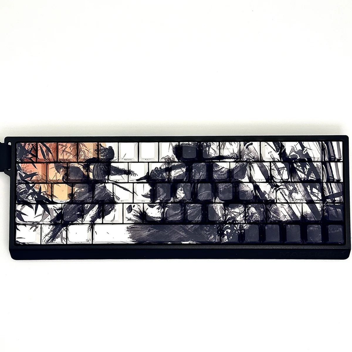 Detailed view 7 of Bamboo Forest Battle Cherry Unique side-printed artisan keycap