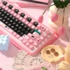 Underside of Black Cat PBT keycaps, showing MX-style stem compatibility