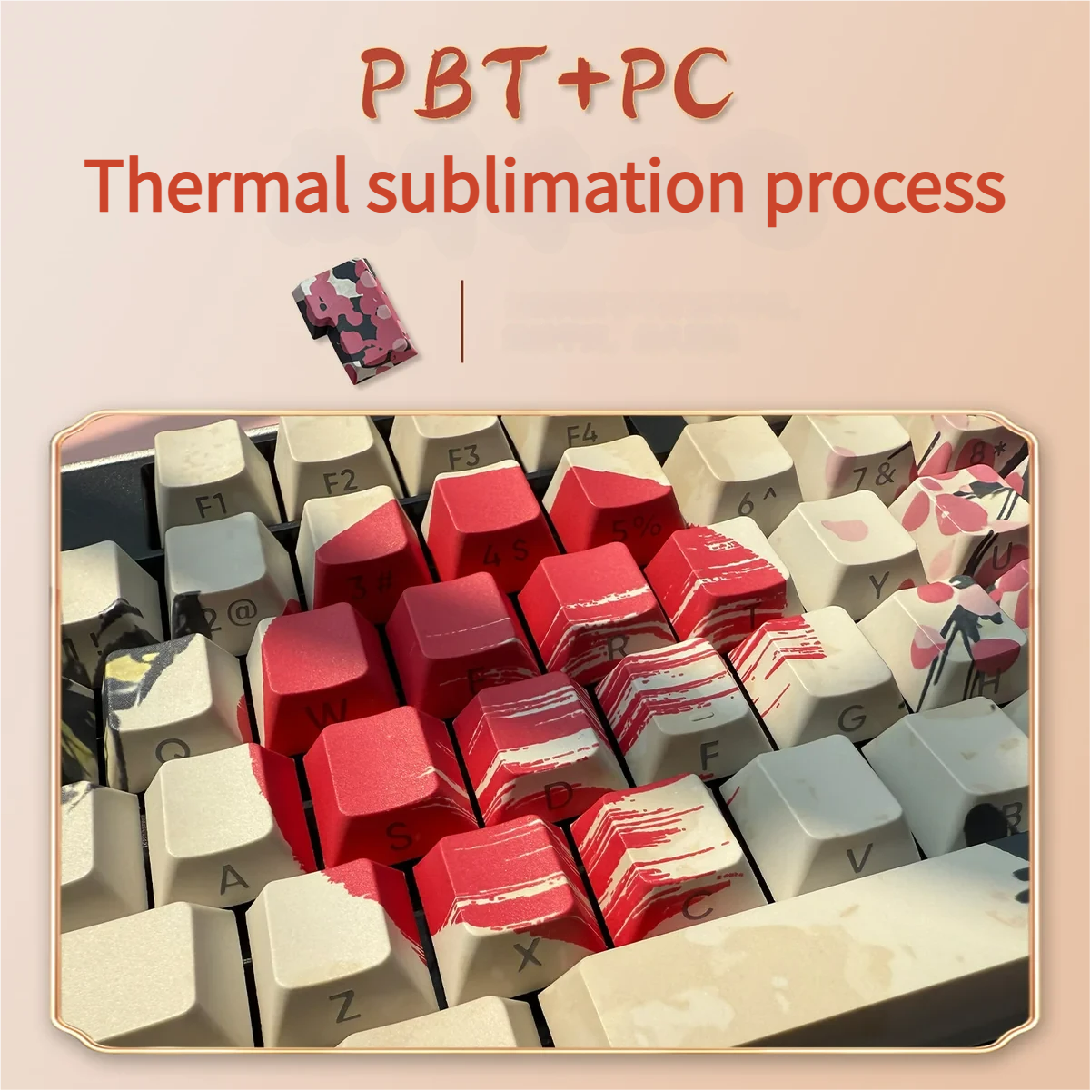 Full 128-key Plum Blossom set showcasing traditional aesthetic