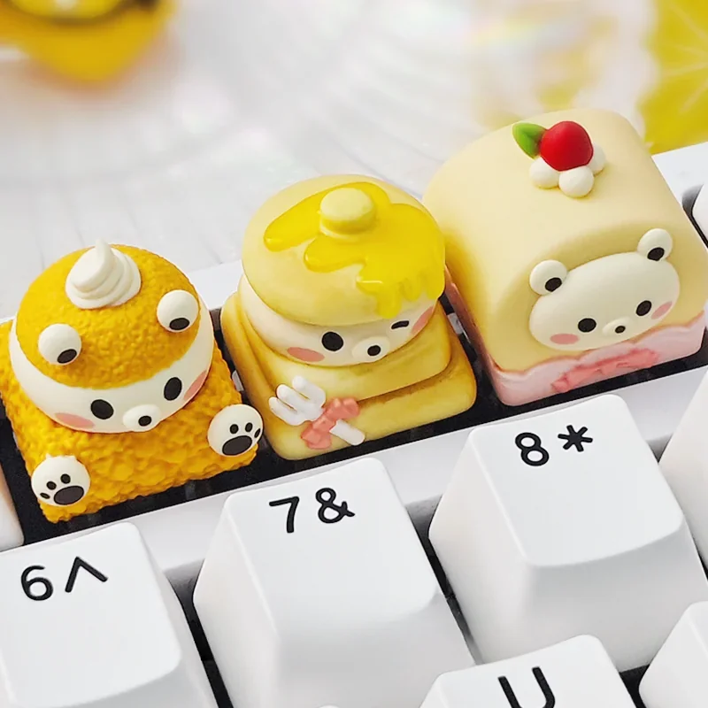 Dessert Bear Artisan Keycap Keyboard product image